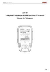 UNI-T A56 BT Manuel De L'utilisateur