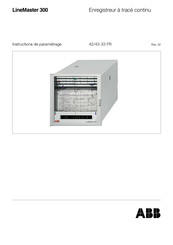 ABB LineMaster 300 Guide D'utilisation Et De Paramétrage