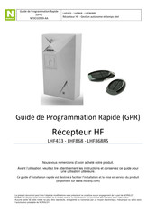 NORALSY LHF433 Guide De Programmation Rapide