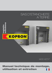 Kopron KDT-P Manuel D'utilisation Et Entretien