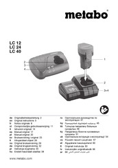 Metabo LC 12 Notice Originale