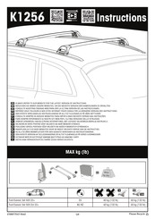 Yakima K1256 Instructions De Montage