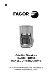 Fagor FG1560 Manuel D'instructions