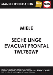 Miele TWL 780 WP Mode D'emploi