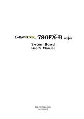 LanParty DK 790FX B Serie Mode D'emploi