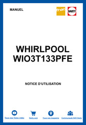 Whirlpool WIO3T133PFE Guide De Consultation Rapide