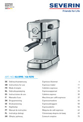 SEVERIN KA 9270 Mode D'emploi