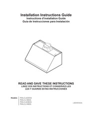 Elica PWLCL136SS Instructions D'installation