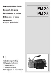 SPERONI PM 20 Mode D'emploi