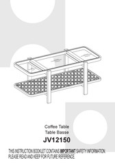 Costway JV12150 Instructions De Montage