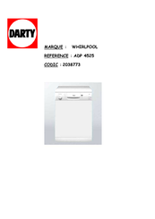 Whirlpool ADP 4525 Manuel D'utilisation