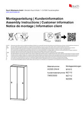 Rauch 796503000 Instructions De Montage