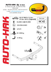 AUTO-HAK SC42 Instructions De Montage