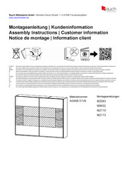 Rauch M9932 Instructions De Montage