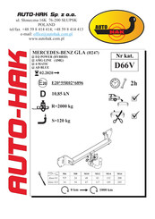 AUTO-HAK D66V Instructions De Montage