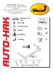 AUTO-HAK M69A Instructions De Montage