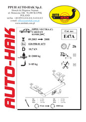 AUTO-HAK E47A Instructions De Montage