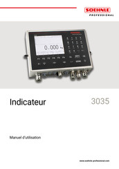 Soehnle Professional 3035 Manuel D'utilisation