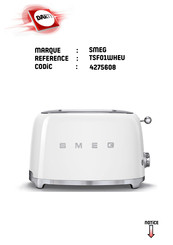 Smeg TSF01WHEU Manuel D'utilisation