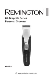 Remington PG4000 Mode D'emploi