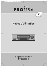 Proline SVN9500S-A Notice D'utilisation