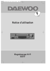 Daewoo SQ737 Notice D'utilisation