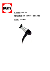 Philips beauty Salon Classic 1800 HP4894 Mode D'emploi