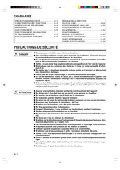 Fujitsu ACFUSCBI Mode D'emploi