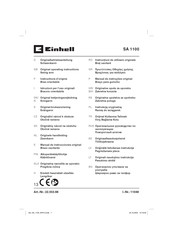 EINHELL SA 1100 Instructions D'origine