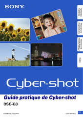 Sony Cyber-shot DSC-G3 Guide Pratique