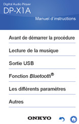 Onkyo DP-X1A Manuel D'instructions