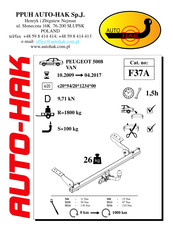 AUTO-HAK F37A Instructions De Montage