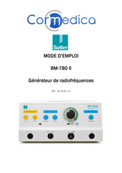 Sutter 36 00 80-01 Mode D'emploi