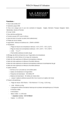 La Crosse Technology WS6236 Manuel D'utilisation