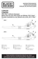 Black & Decker LSW221 Guide D'utilisation