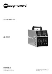 Magmaweld ID 800E Manuel D'utilisation