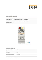 ISE SMART CONNECT KNX SONOS Manuel De Produit