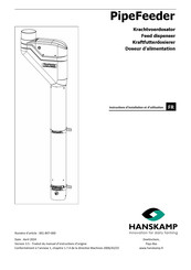 Hanskamp 026-000-000 Instructions D'installation Et D'utilisation