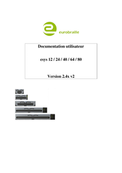 Eurobraille Esys 12 Documentation Utilisateur