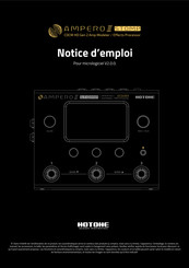 Hotone AMPERO II STOMP Mode D'emploi