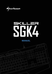 Sharkoon SKILLER SGK4 Manuel