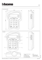 Bticino 348409 Mode D'emploi