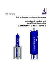 Beko CLEARPOINT L 260 V Instructions De Montage Et De Service