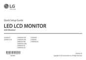 LG 8LG24MR400B Guide D'installation Rapide