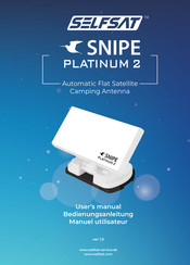 SELFSAT SNIPE PLATINUM 2 Manuel Utilisateur