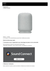 Sony LinkBuds Speaker Guide D'aide