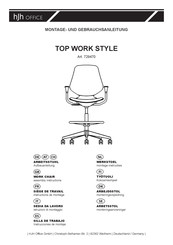 hjh OFFICE TOP WORK STYLE 729470 Instructions De Montage