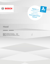 Bosch DUH56353UC Instructions D'installation