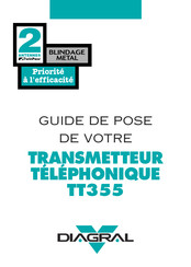 diagral TT355 Guide De Pose