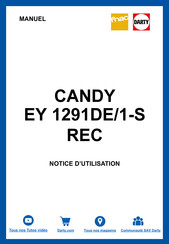 Candy EY 1291DE/1-S REC Mode D'emploi